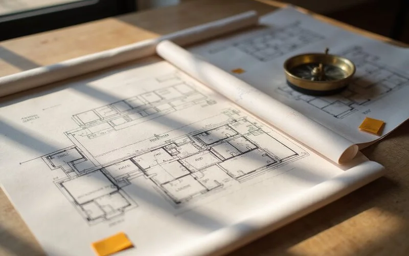 Floor plan stack diagram highlighting exposure and adjacency