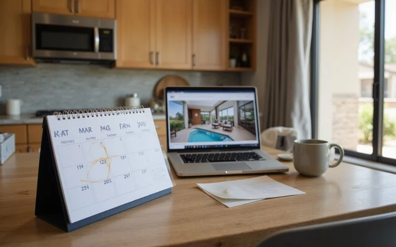 Timeline graphic: 90, 60, and 30 days before lease end
