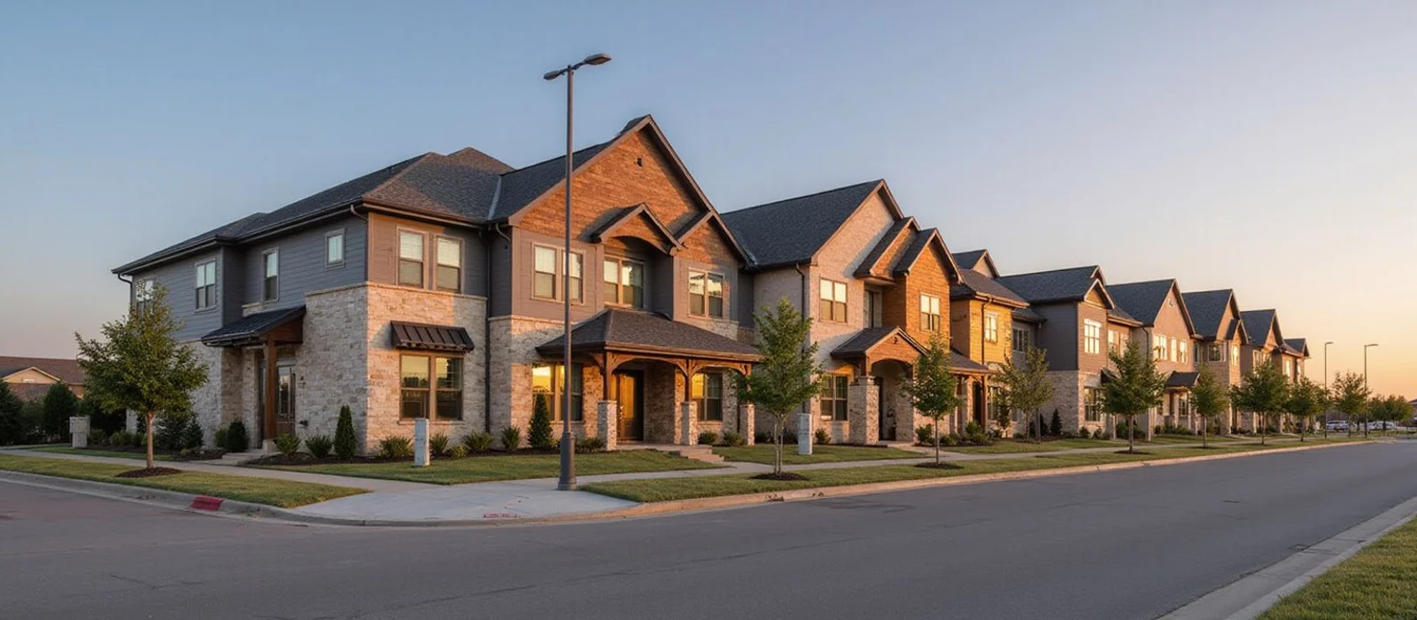 New suburban apartment community in Mansfield along the US 287 corridor